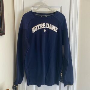 Notre Dame long sleeve under amour shirt